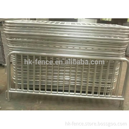Best barrier factory export cheap galvanized steel crowd barrier,custom concert road traffic barrier galvanized crowd barrier